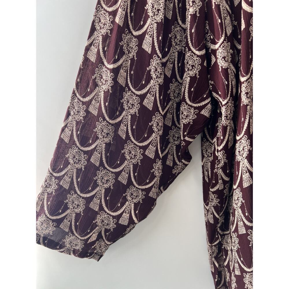 Karen Kane Women's 2 Piece Y2K Tiered Skirt Blouse Set Size 8 - Picture 4 of 14